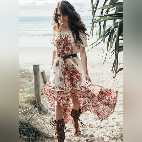 Spell NWT Hotel Paradiso Skirt Set SZ L ❤️🦄 - Picture 3 of 16